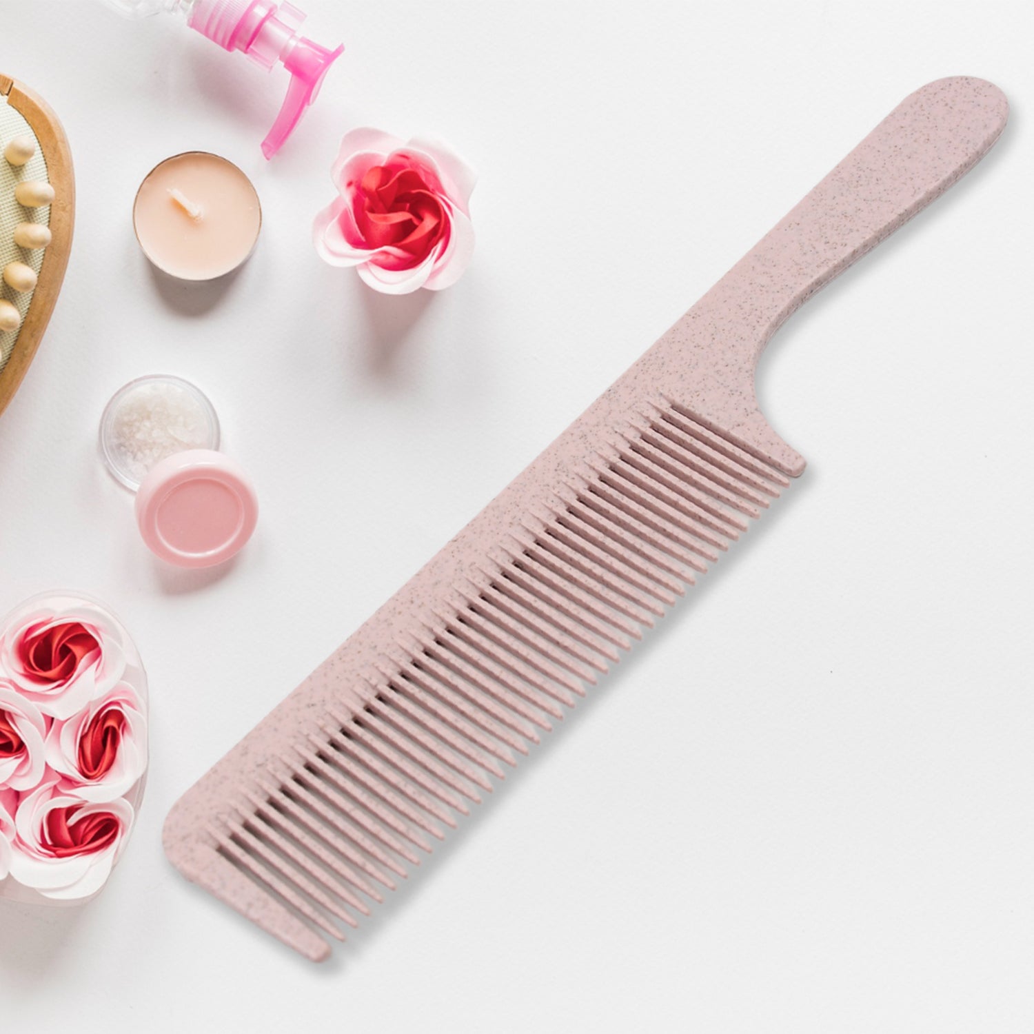 Barber Comb, Lightweight Plastic Comfortable Hair Comb Durable for Bathroom for Salon, Hair Comb Beauty Tool Use For Men & Women (1 Pc) Barber Comb, Lightweight Plastic Comfortable Hair Comb Durable for Bathroom for Salon, Hair Comb Beauty Tool Use For Men & Women (1 Pc)
